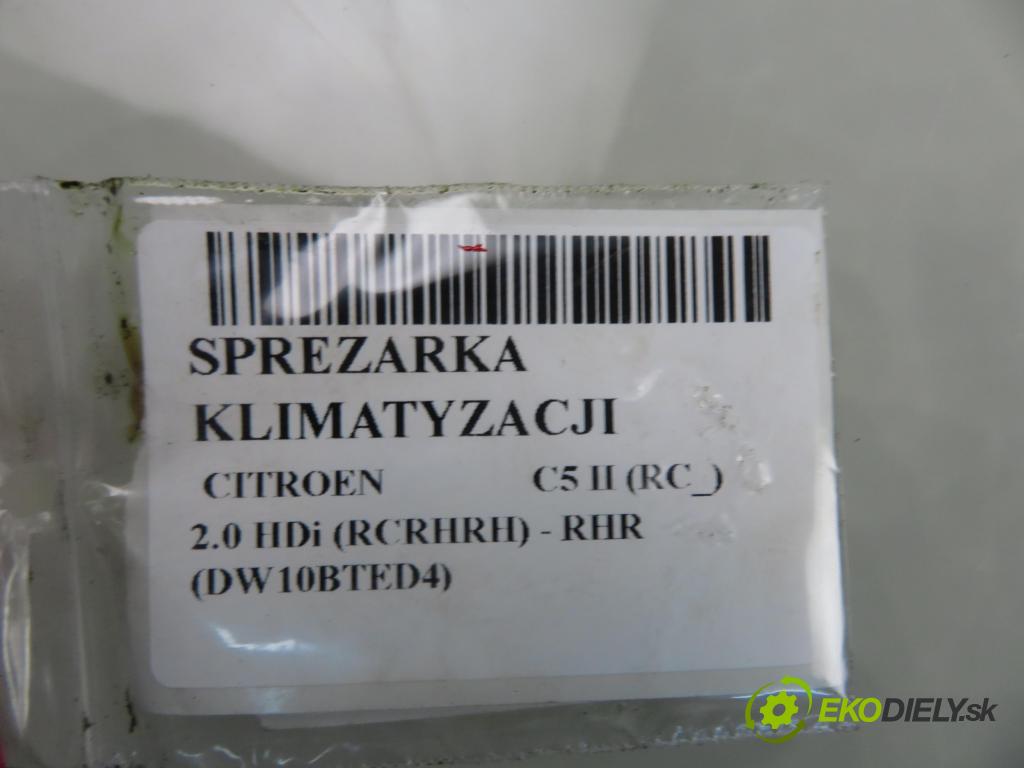 CITROEN C5 II (RC_) LIFTBACK 2006 100,00 2.0 HDi 136 - RHR (DW10BTED4) 1997,00 KOMPRESOR: klimatizácie  (Kompresor klimatizácie)