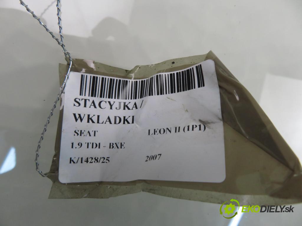 SEAT LEON (1P1) HB 2007 77,00 1.9 TDI - BXE 1896,00 spínačka / VLOŽKY 1K0905851B