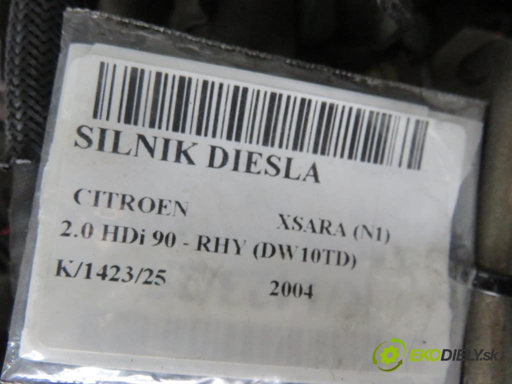 CITROEN XSARA (N1) HB 2004 66,00 2.0 HDi 90 - RHY (DW10TD) 1997,00 Motor DIESEL RHY ; DW10TD