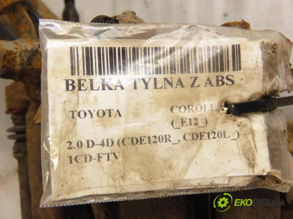 TOYOTA COROLLA (_E12_) HB 2004 66,00 2.0 D-4D 1995,00 výztuha zadní část ABS