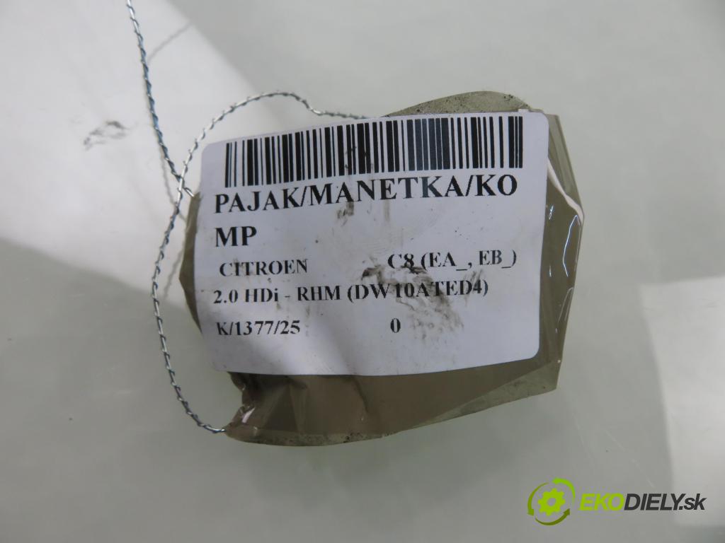 CITROEN C8 (EA_, EB_) MINIVAN 2005 79,00 2.0 HDi - RHM (DW10ATED4) 1997,00 PAKA/ŘAZENÍ/SADA: 96605599XT