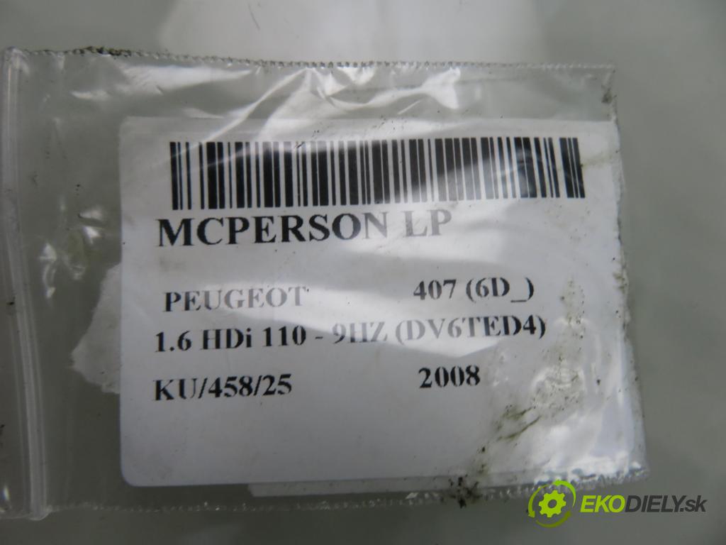 PEUGEOT 407 (6D_) SEDAN 2008 80,00 1.6 HDi 110 - 9HZ (DV6TED4) 1560,00 MCPERSON LP