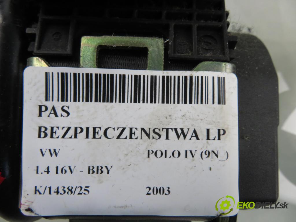 VW POLO (9N_) HB 2003 55,00 1.4 16V 75 - BBY 1390,00 držák BEZPEČNOST LP 6Q4857706E