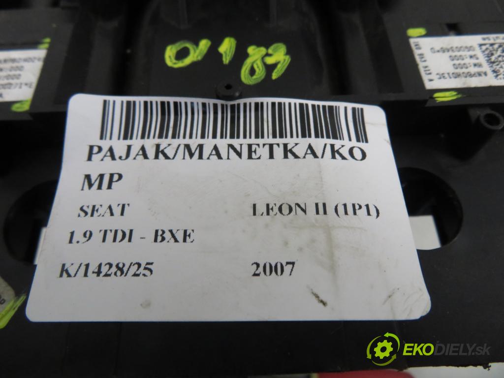 SEAT LEON (1P1) HB 2007 77,00 1.9 TDI - BXE 1896,00 PAKA/ŘAZENÍ/SADA: 1K0953503DP ; 1K0959653C ; 1K0953513A