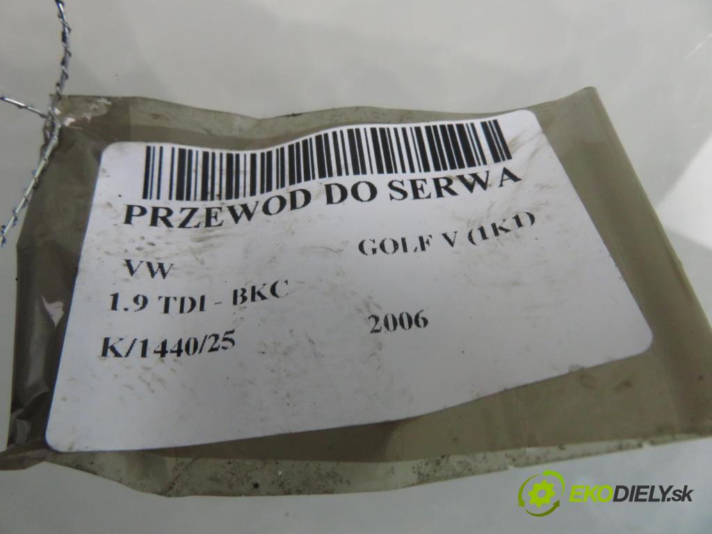 VW GOLF V (1K1) HB 2006 77,00 1.9 TDI PD 105 - BKC 1896,00 trubka do serva 1K0612041GP