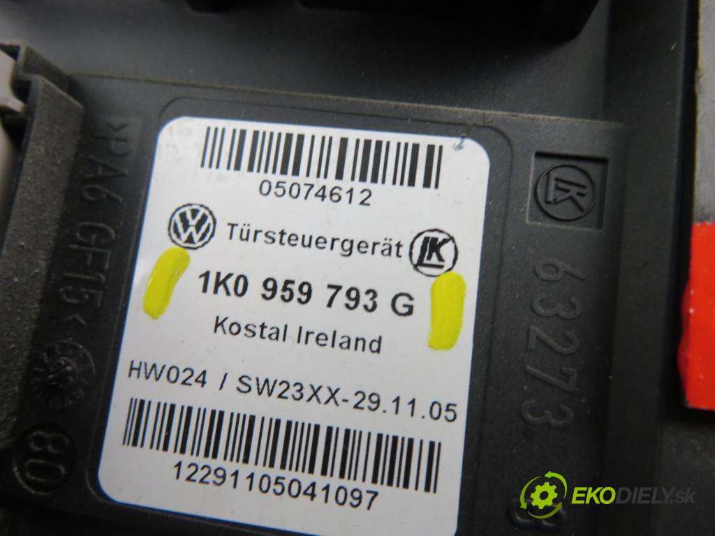 VW GOLF V (1K1) HB 2006 77,00 1.9 TDI PD 105 - BKC 1896,00 mechanismus oken 3D 1K0959793G ; 1K0959701K