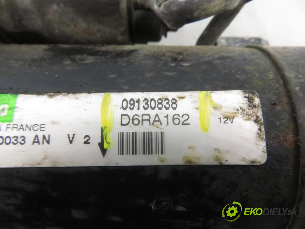 OPEL ASTRA G liftback (T98) HB 2002 55,00 1.2 16V - Z 12 XE 1199,00 startér 09130838 ; D6RA162 (Startér)