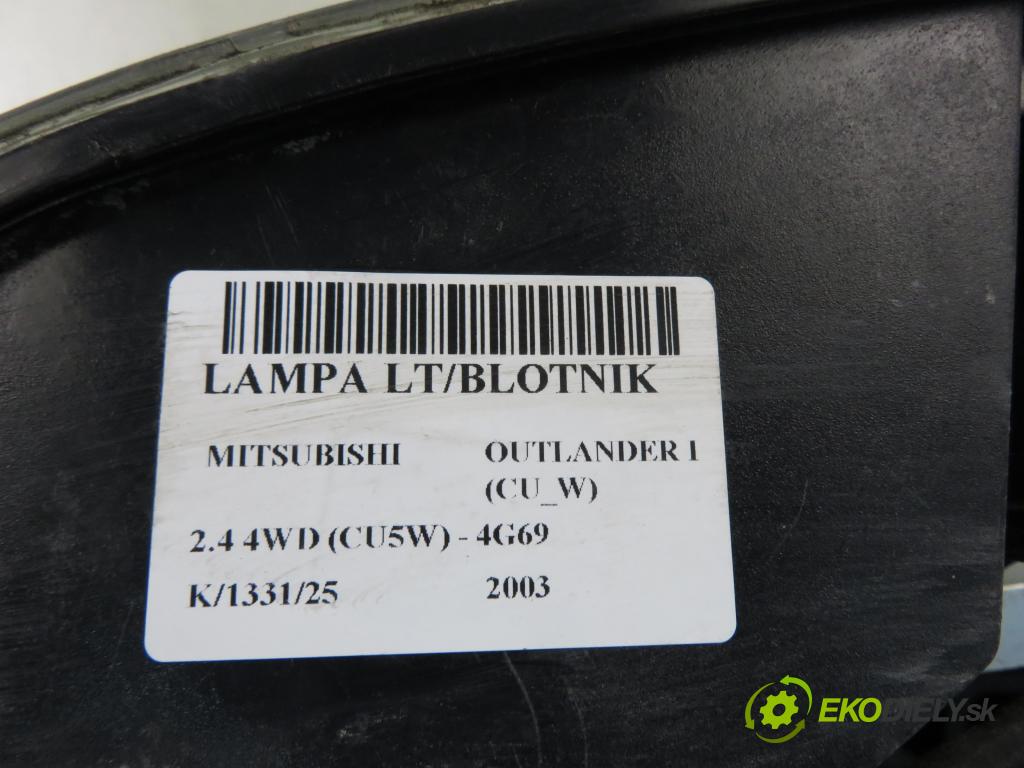 MITSUBISHI OUTLANDER I (CU_W) SUV 2003 118,00 2.4 4WD 160 (CU5W) - 4G69 2378,00 světlo levé zadní