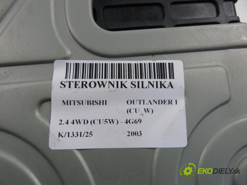MITSUBISHI OUTLANDER I (CU_W) SUV 2003 118,00 2.4 4WD 160 (CU5W) - 4G69 2378,00 řídící jednotka motora MN147192