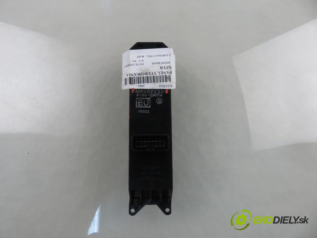 MITSUBISHI OUTLANDER I (CU_W) SUV 2003 118,00 2.4 4WD 160 (CU5W) - 4G69 2378,00 Panel ovládaní oken MR502231
