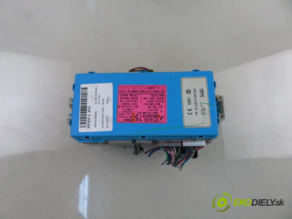 MITSUBISHI OUTLANDER I (CU_W) SUV 2003 118,00 2.4 4WD (CU5W) - 4G69 2378,00 MODUL BSI MR587875