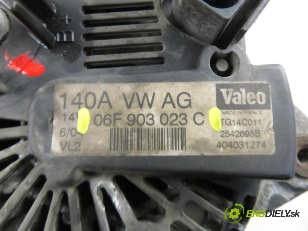 VW GOLF V (1K1) HB 2006 77,00 1.9 TDI PD 105 - BKC 1896,00 Alternátor 06F903023C (Alternátor)
