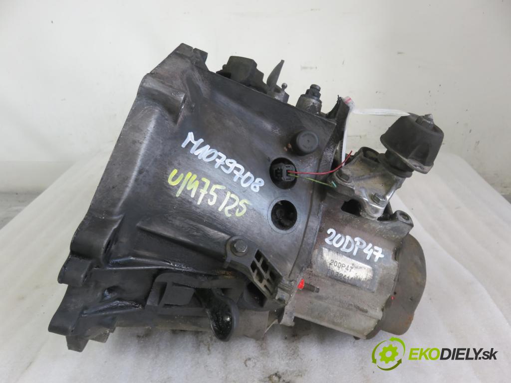 PEUGEOT PARTNER Skrzynia FURGON 2011 55,00 1.6 HDi - 9HT (DV6BTED4) 1560,00 Prevodovka MANUALNA 20DP47