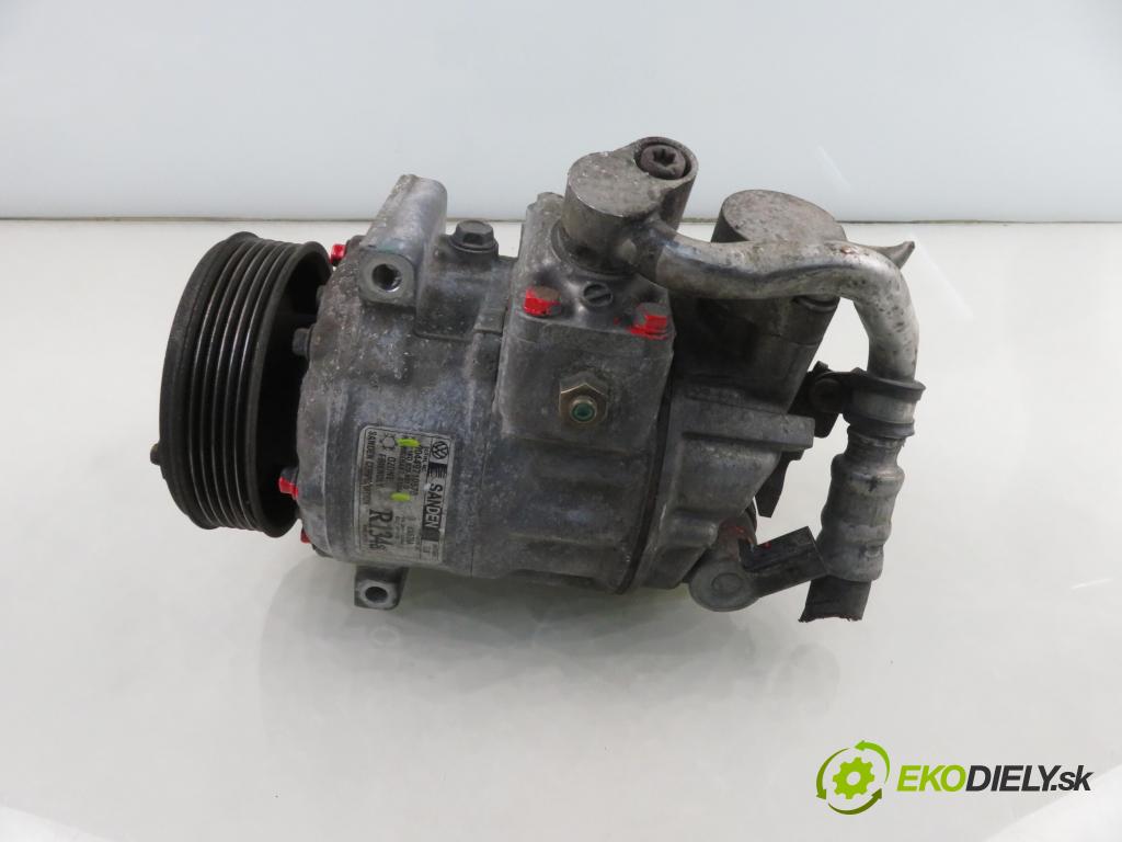 VW GOLF V (1K1) HB 2006 77,00 1.9 TDI PD 105 - BKC 1896,00 KOMPRESOR: klimatizácie 1K0820803Q (Kompresor klimatizácie)