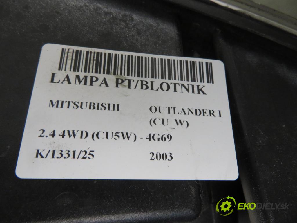 MITSUBISHI OUTLANDER I (CU_W) SUV 2003 118,00 2.4 4WD 160 (CU5W) - 4G69 2378,00 světlo pravé zadní