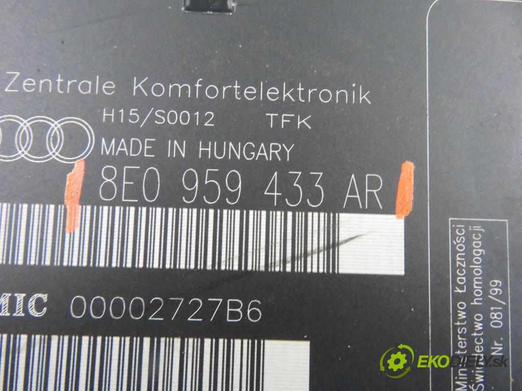 AUDI A4 Avant (8E5, B6) KOMBI 2003 96,00 1.9 TDI PD 130 - AVF 1896,00 MODUL komfortu 8E0959433AR