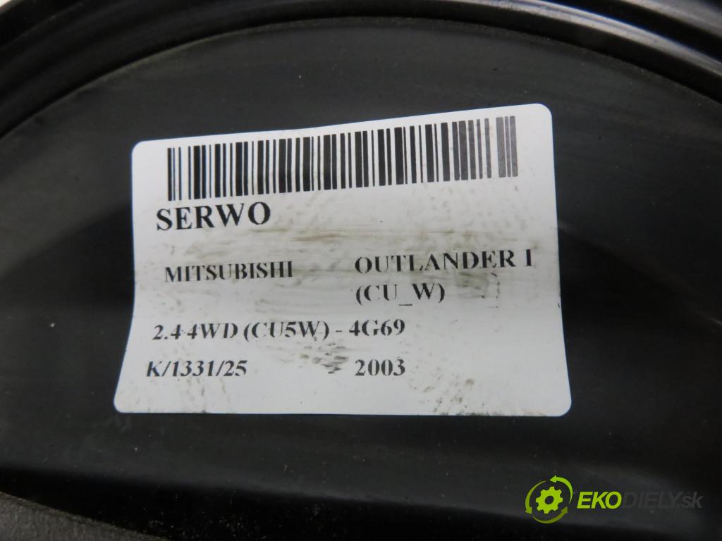 MITSUBISHI OUTLANDER I (CU_W) SUV 2003 118,00 2.4 4WD 160 (CU5W) - 4G69 2378,00 posilovač MB858850 (Servočerpadlo)
