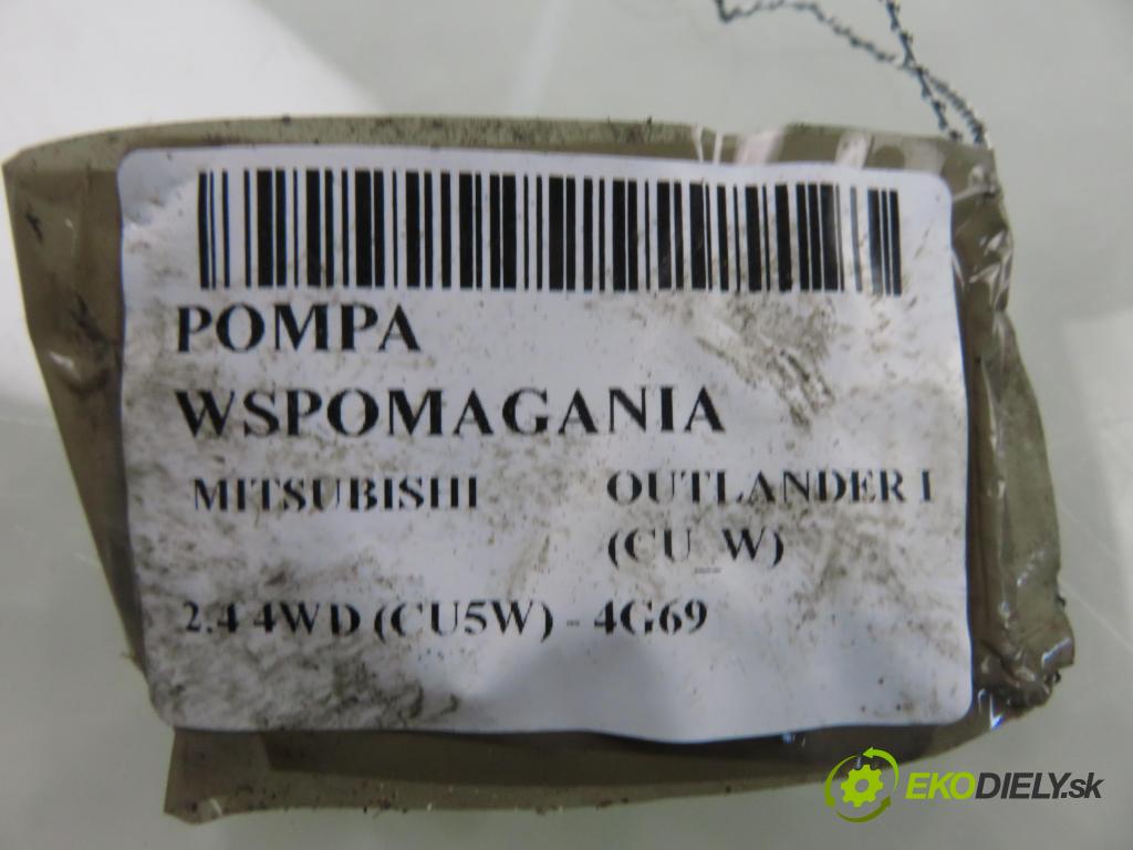 MITSUBISHI OUTLANDER I (CU_W) SUV 2003 118,00 2.4 4WD 160 (CU5W) - 4G69 2378,00 pumpa servočerpadlo  (Servočerpadlo)