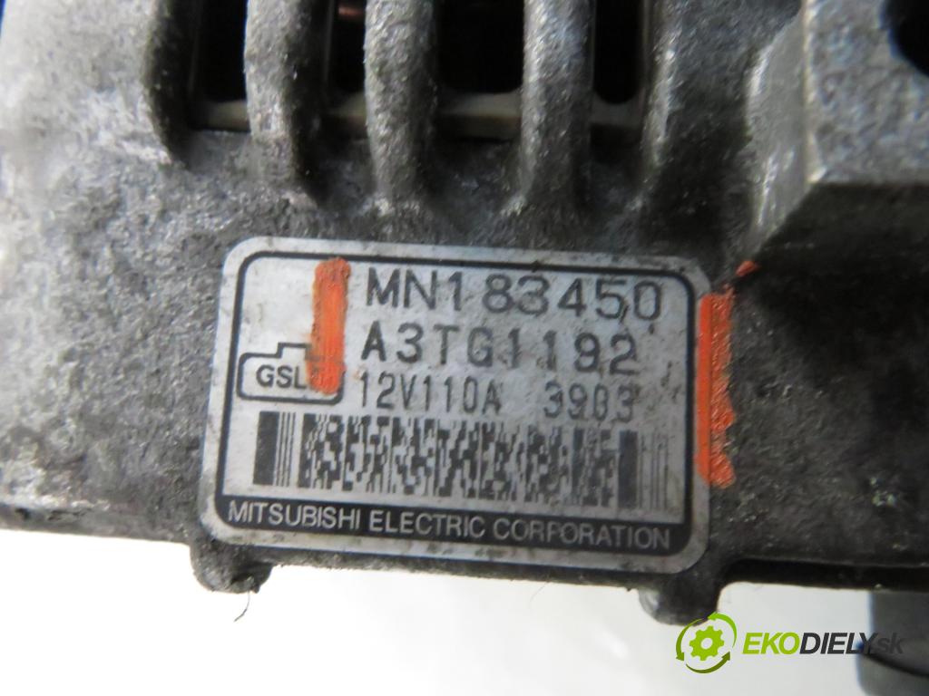 MITSUBISHI OUTLANDER I (CU_W) SUV 2003 118,00 2.4 4WD 160 (CU5W) - 4G69 2378,00 Alternátor MN183450 ; A3TG1192 (Alternátor)