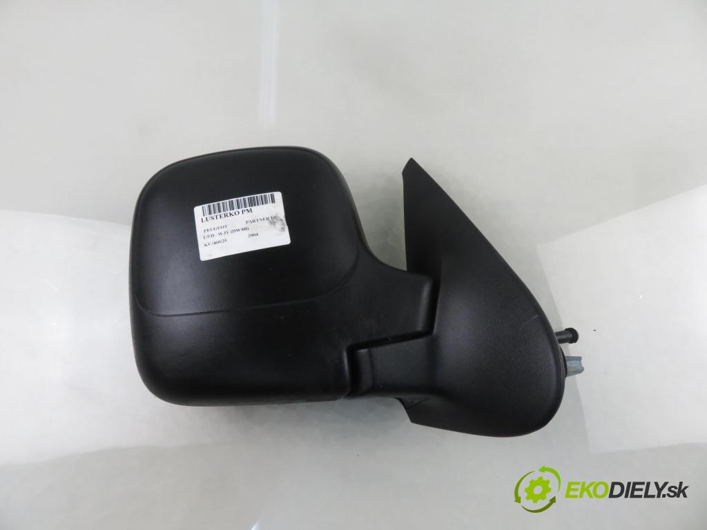 PEUGEOT PARTNER Skrzynia (5_, G_) FURGON 2004 51,00 1.9 D - WJY (DW8B) 1868,00 Spätné zrkadlo PM 96193823XT