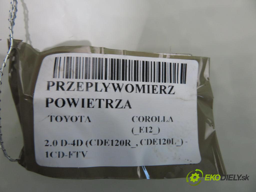 TOYOTA COROLLA (_E12_) HB 2003 85,00 2.0 D-4D 116 (CDE120R_, CDE120L_) - 1CD-FTV 1995,00 váha vzduchu vzduchu 2220427010 ; AFH70M23