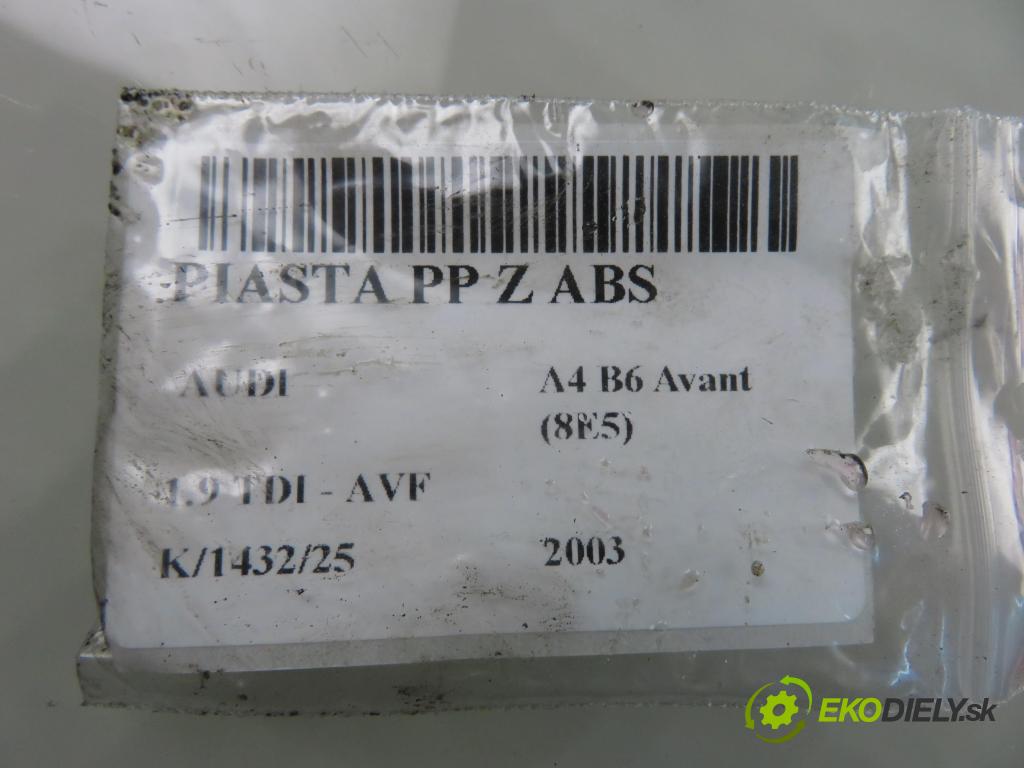 AUDI A4 Avant (8E5, B6) KOMBI 2003 96,00 1.9 TDI PD 130 - AVF 1896,00 náboj PP ABS