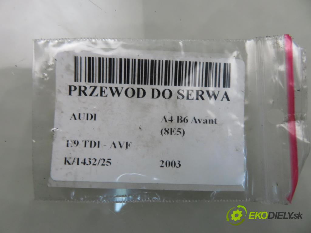 AUDI A4 Avant (8E5, B6) KOMBI 2003 96,00 1.9 TDI PD 130 - AVF 1896,00 rúrka do serva 8E1611931L
