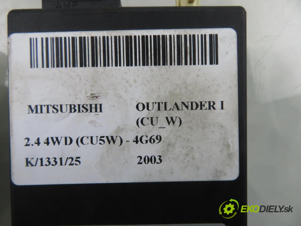 MITSUBISHI OUTLANDER I (CU_W) SUV 2003 118,00 2.4 4WD 160 (CU5W) - 4G69 2378,00 řídící jednotka Webasto 9006744A ; 9006731A ; T90