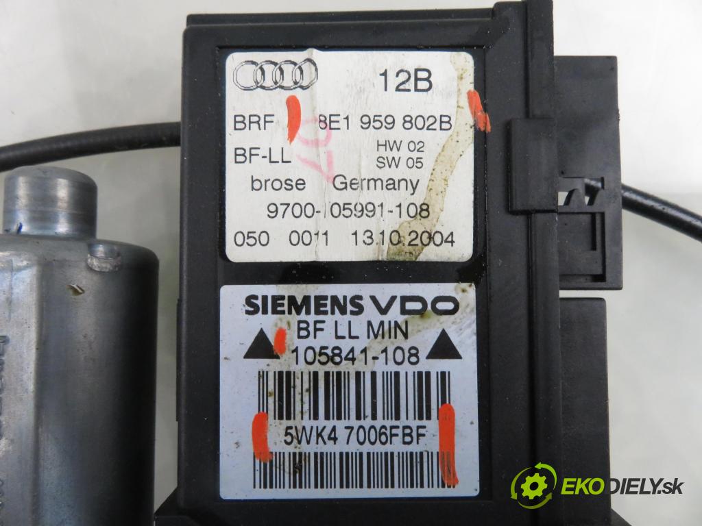 AUDI A4 Avant (8E5, B6) KOMBI 2003 96,00 1.9 TDI PD 130 - AVF 1896,00 mechanismus oken PPE 8E1959802B ; 5WK47006FBF