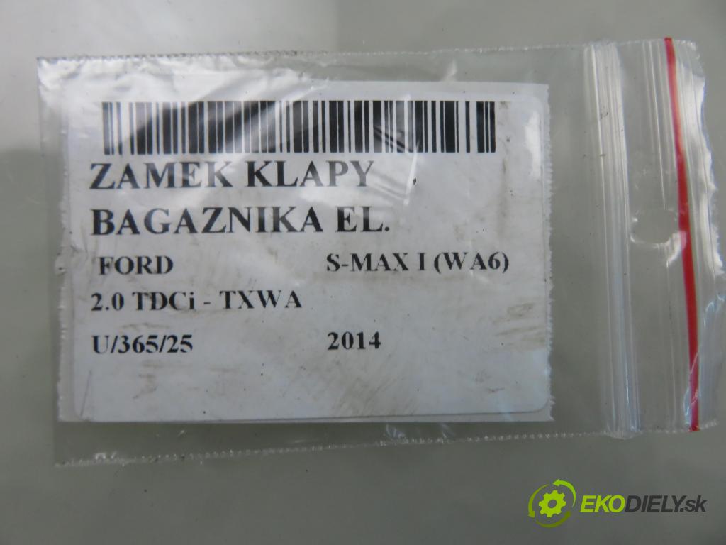 FORD S-MAX (WA6) MINIVAN 2014 120,00 2.0 TDCi - TXWA 1997,00 zámok dveří kufr EL. 8M51R442A66EB