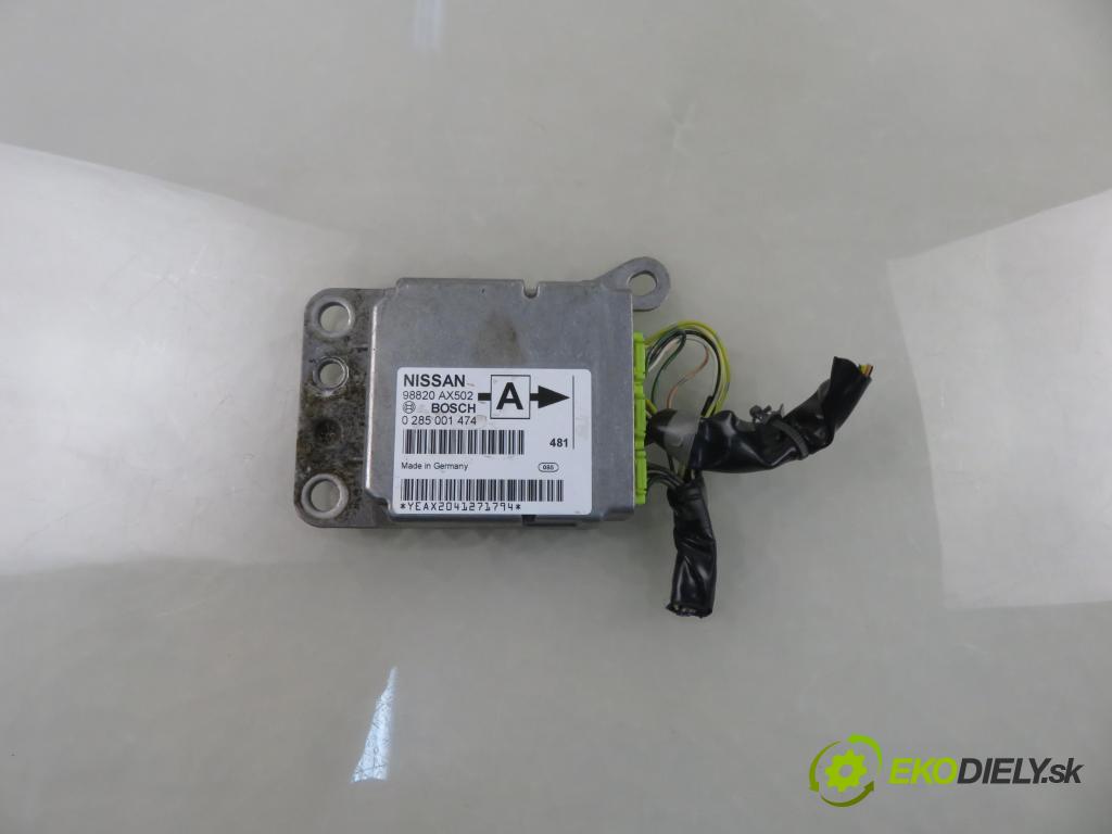 NISSAN MICRA III (K12) HB 2004 48,00 1.2 - CR12DE 1240,00 MODUL air BAG 0285001474