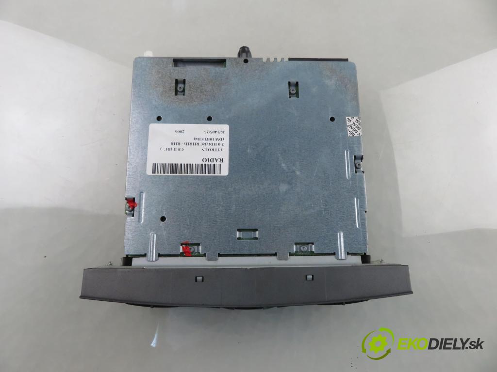 CITROEN C5 II (RC_) LIFTBACK 2006 100,00 2.0 HDi 136 - RHR (DW10BTED4) 1997,00 RADIO CD 7645124393