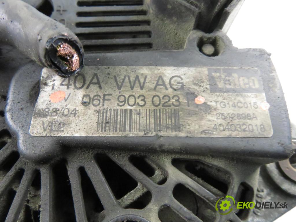 AUDI A4 Avant (8E5, B6) KOMBI 2003 96,00 1.9 TDI PD 130 - AVF 1896,00 Alternátor 03F903023F ; TG14C015 (Alternátor)