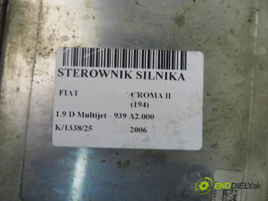 FIAT CROMA (194_) KOMBI 2006 110,00 1.9 D Multijet 150 - 939 A2.000 1910,00 řídící jednotka motora 55205064 ; 0281012963