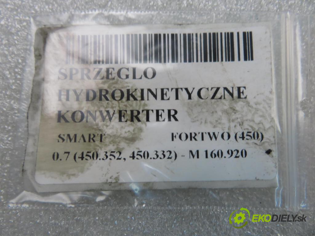 SMART FORTWO Coupe (450) HB 2004 45,00 0.7 (450.352, 450.332) - M 160.920 698,00 spojková sada konvertor konvertor 0009855V001