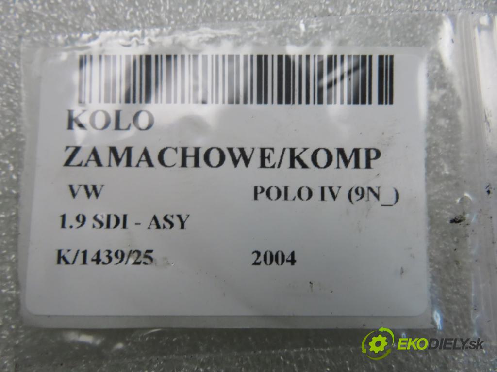 VW POLO (9N_) HB 2004 47,00 1.9 SDI - ASY 1896,00 řemenice zotrvačník: R0301052710