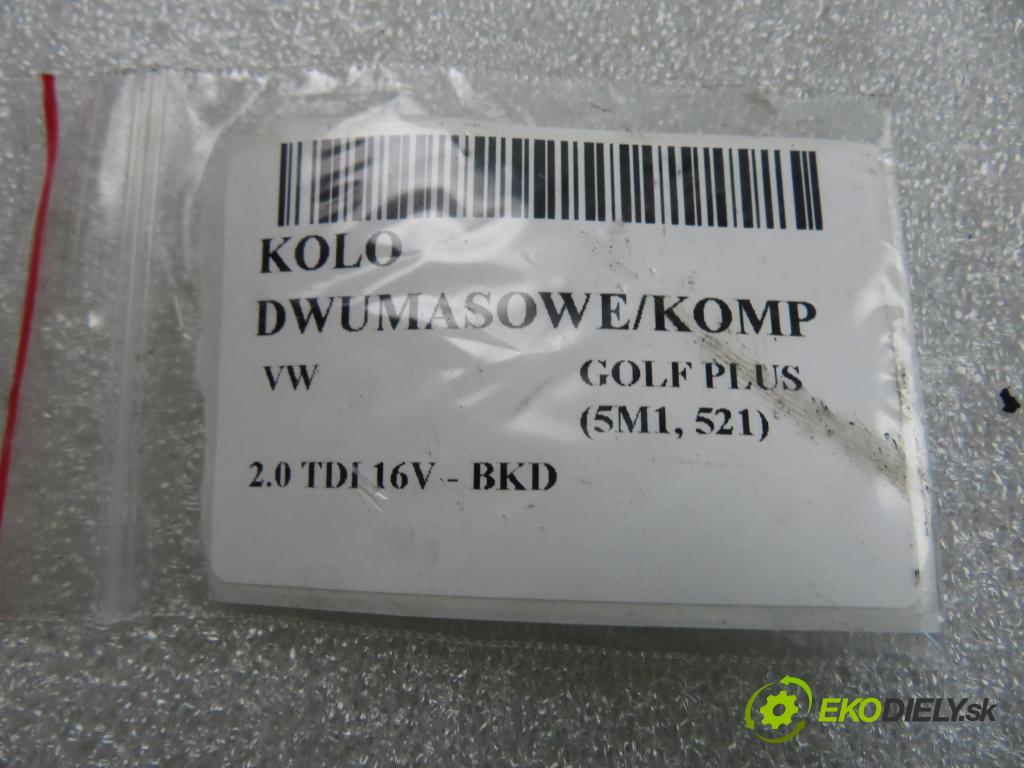 VW GOLF PLUS (5M1, 521) MINIVAN 2005 103,00 2.0 TDI 16V - BKD 1968,00 řemenice DUAL MASS / COMP 1878005146 ; 2294000113