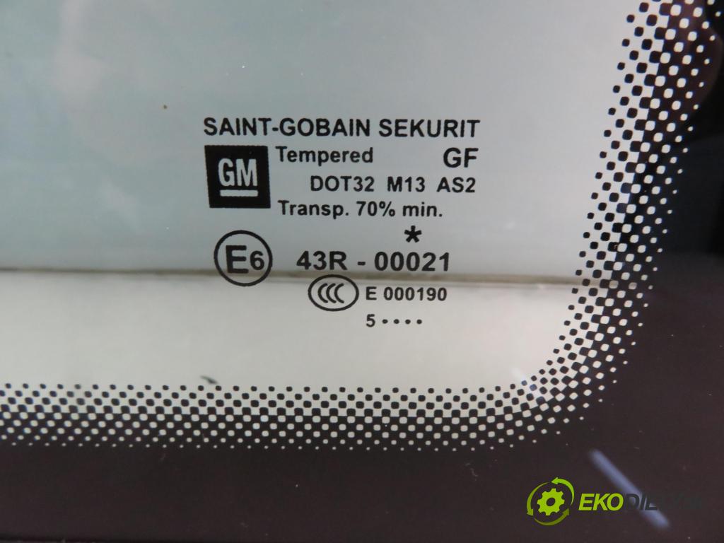 OPEL ZAFIRA B (A05) MINIVAN 2005 88,00 1.9 CDTI 8V 120 - Z 19 DT 1910,00 okno dveří PT