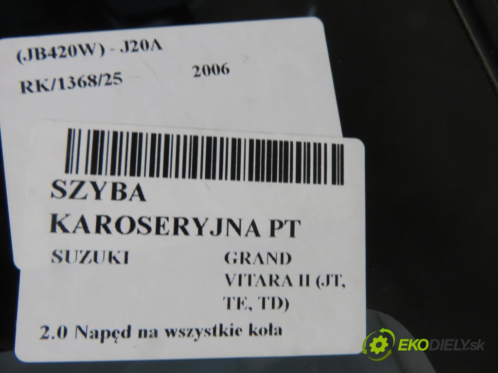 SUZUKI GRAND VITARA II (JT, TE, TD) SUV 2006 103,00 2.0 140 (JB420W) - J20A 1995,00 okno dveří PT