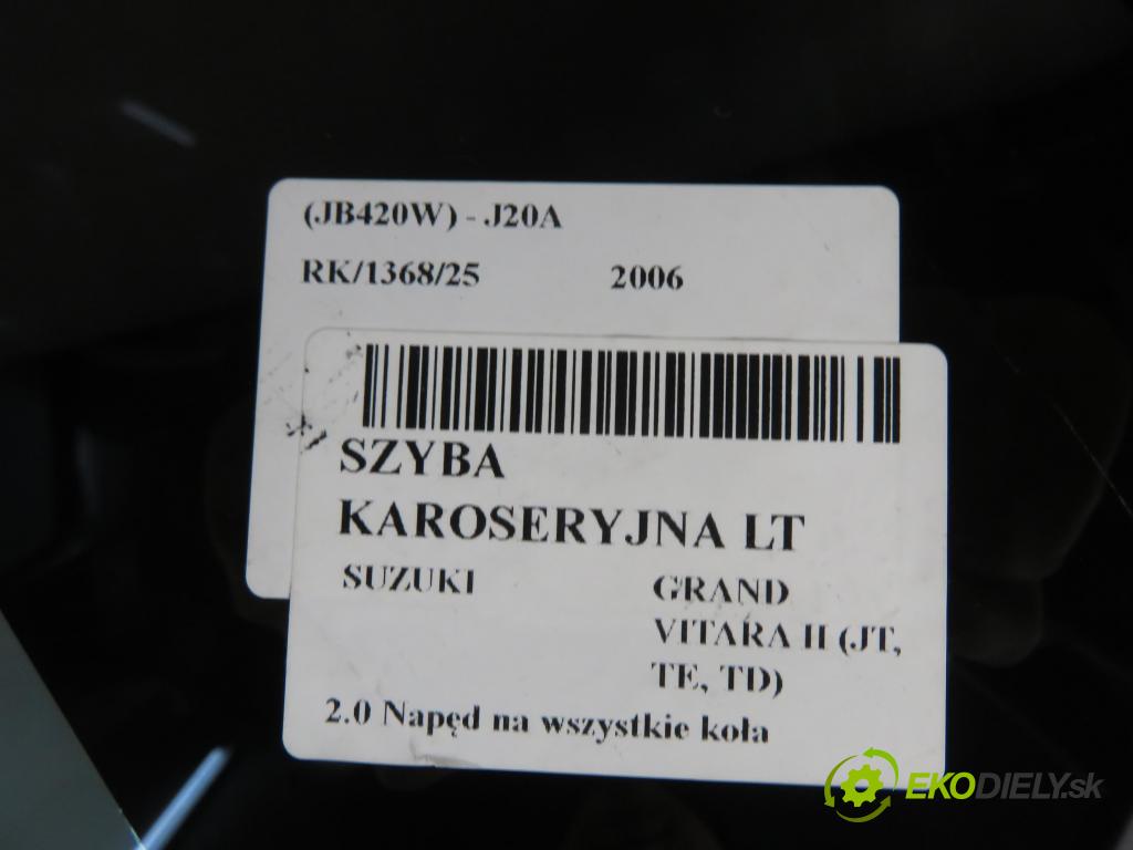 SUZUKI GRAND VITARA II (JT, TE, TD) SUV 2006 103,00 2.0 140 (JB420W) - J20A 1995,00 okno dveří LT