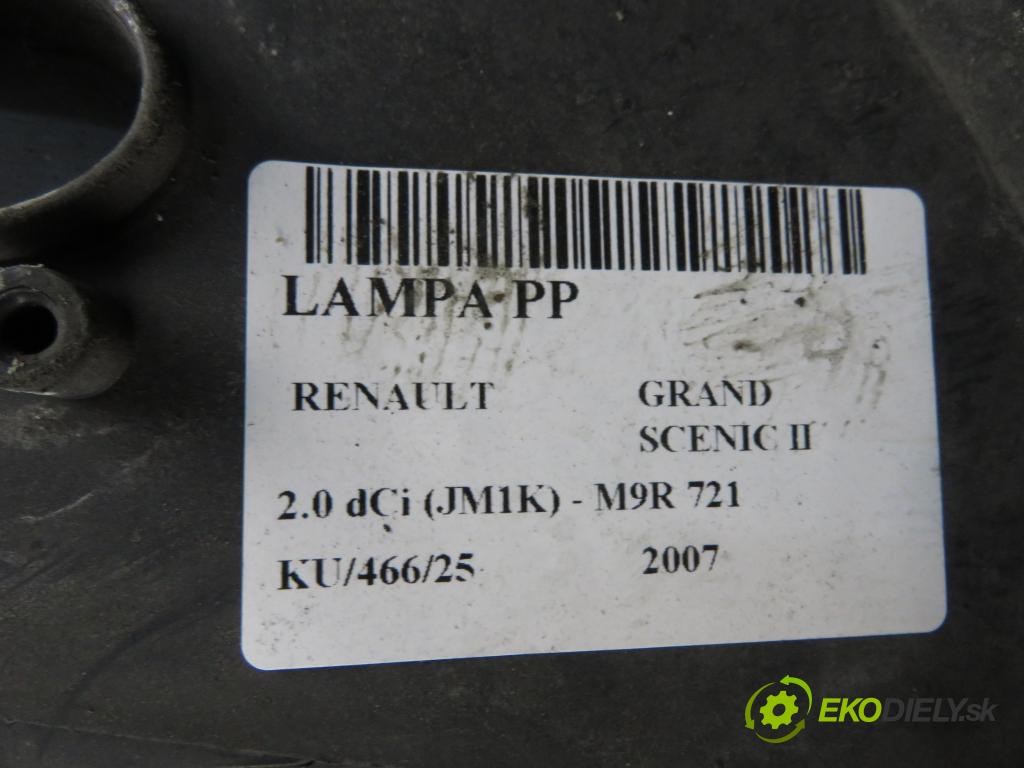 RENAULT GRAND SCENIC II (JM0/1_) MINIVAN 2007 110,00 2.0 dCi (JM1K) - M9R 721 1995,00 světlo PP