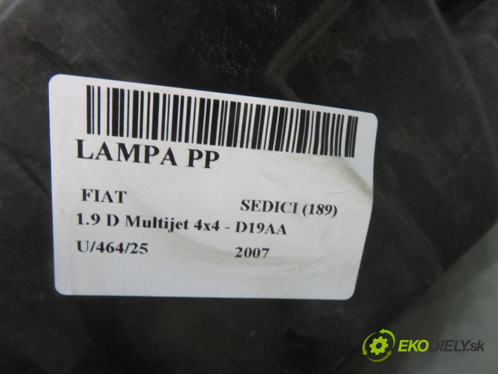 FIAT SEDICI (189_) CROSSOVER 2007 88,00 1.9 D Multijet 120 4x4 - D19AA 1910,00 světlo PP