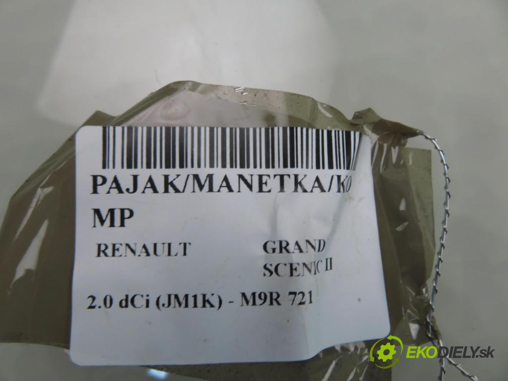 RENAULT GRAND SCENIC II (JM0/1_) MINIVAN 2007 110,00 2.0 dCi (JM1K) - M9R 721 1995,00 PAKA/ŘAZENÍ/SADA: 8200127728