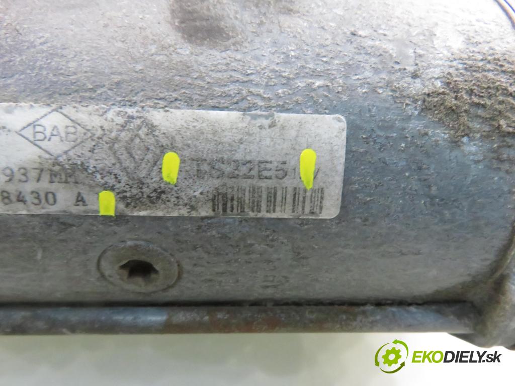 RENAULT GRAND SCENIC II (JM0/1_) MINIVAN 2007 110,00 2.0 dCi (JM1K) - M9R 721 1995,00 Štartér 8200628430 ; 8200628430A ; TS22E5 (Štartér)