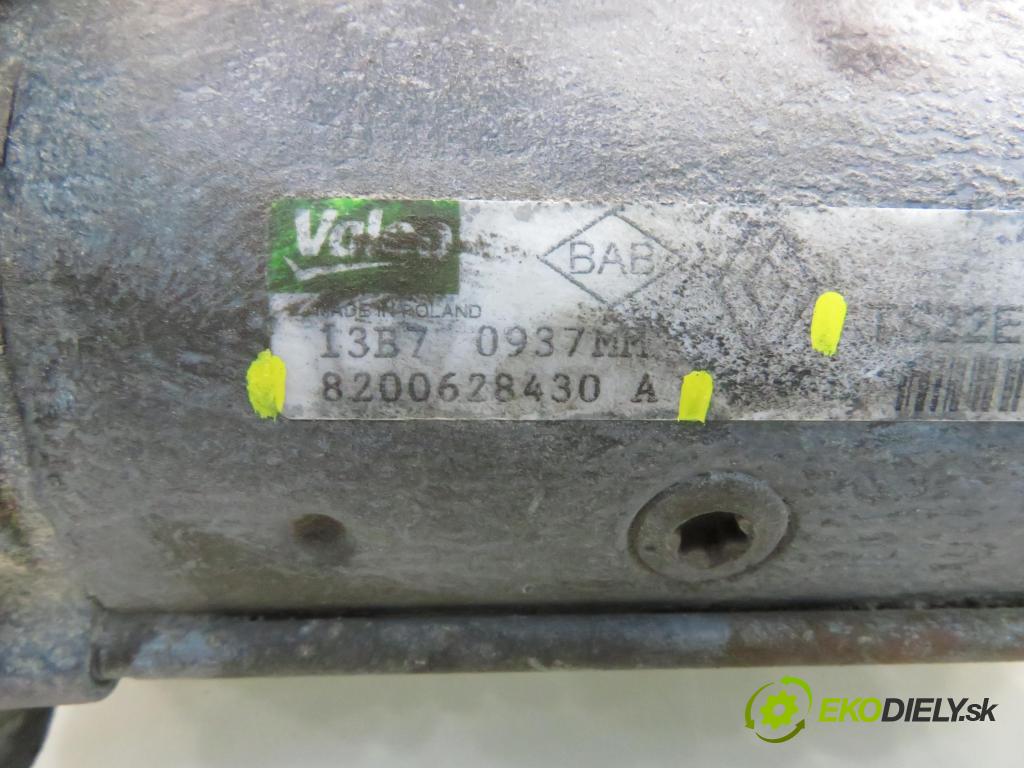 RENAULT GRAND SCENIC II (JM0/1_) MINIVAN 2007 110,00 2.0 dCi (JM1K) - M9R 721 1995,00 Štartér 8200628430 ; 8200628430A ; TS22E5 (Štartér)