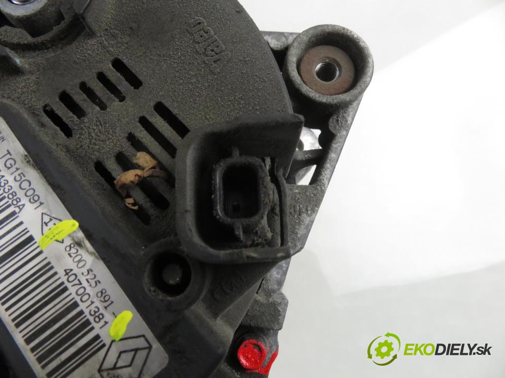 RENAULT GRAND SCENIC II (JM0/1_) MINIVAN 2007 110,00 2.0 dCi (JM1K) - M9R 721 1995,00 Alternátor 8200525891 (Alternátor)