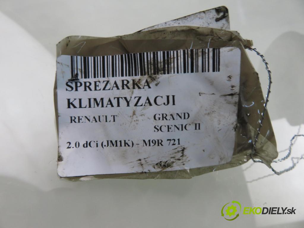 RENAULT GRAND SCENIC II (JM0/1_) MINIVAN 2007 110,00 2.0 dCi (JM1K) - M9R 721 1995,00 KOMPRESOR: klimatizácie 8200669284 (Kompresor klimatizácie)
