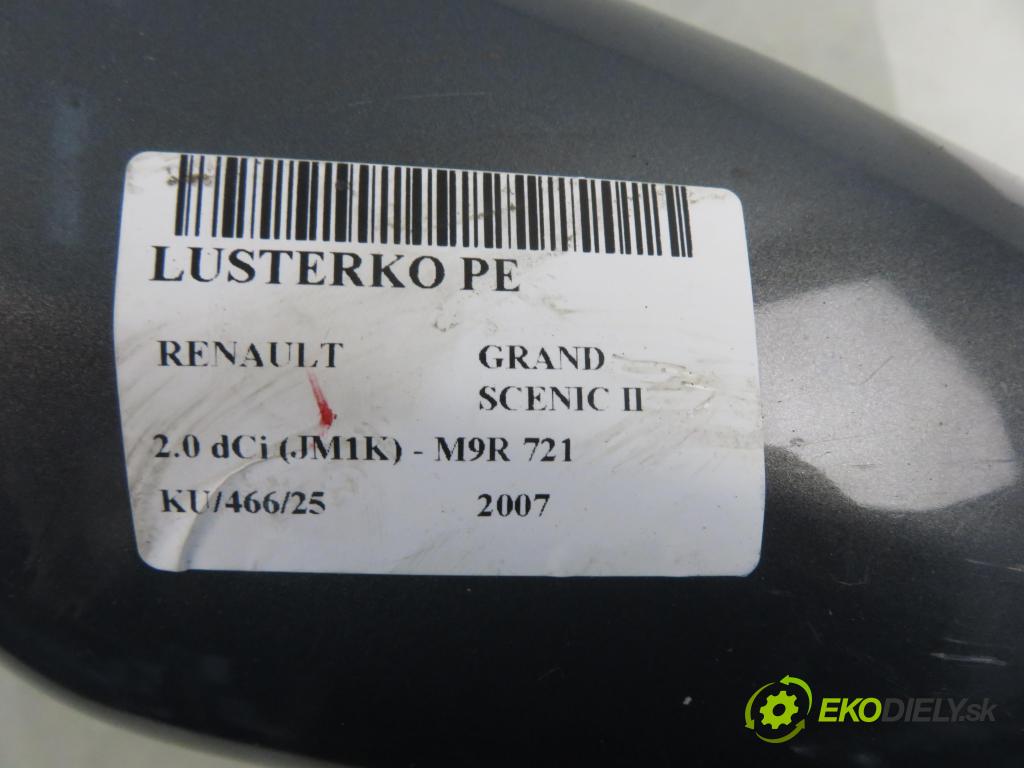 RENAULT GRAND SCENIC II (JM0/1_) MINIVAN 2007 110,00 2.0 dCi (JM1K) - M9R 721 1995,00 zpětné zrcátko