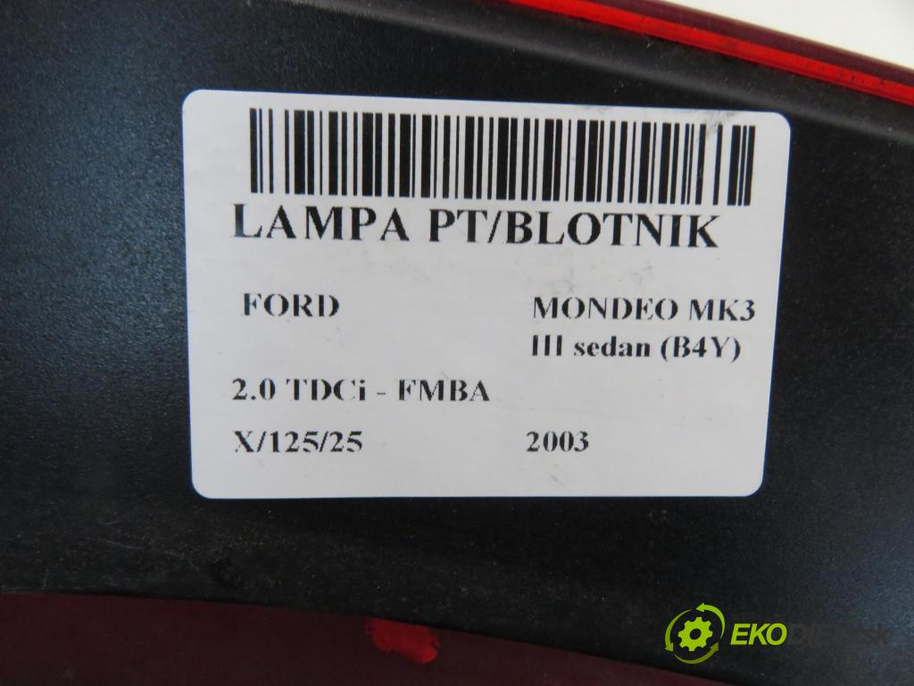 FORD MONDEO III sedan (B4Y) SEDAN 2003 96,00 2.0 TDCi - FMBA 1998,00 Svetlo pravé zadné 1S713404A