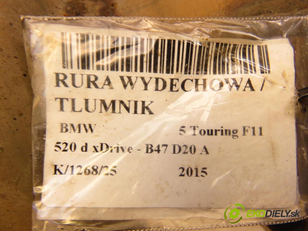 BMW 5 Touring (F11) KOMBI 2015 140,00 520 d xDrive - B47 D20 A 1995,00 Rúra VYČERPAT: / TLUMIČ koncový 8517642